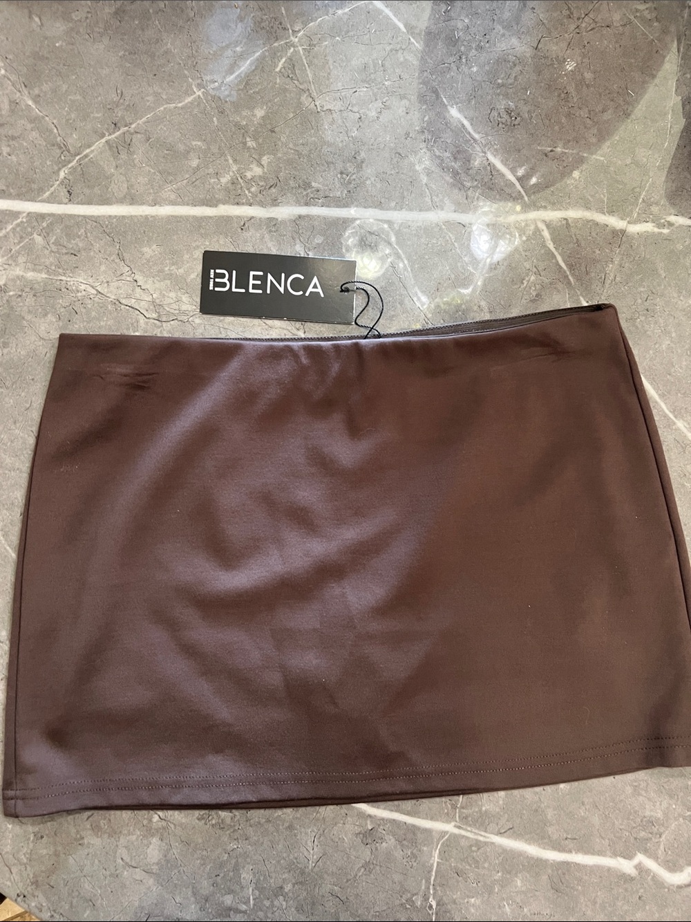 Blenca Women's Brown Mini Skirt
